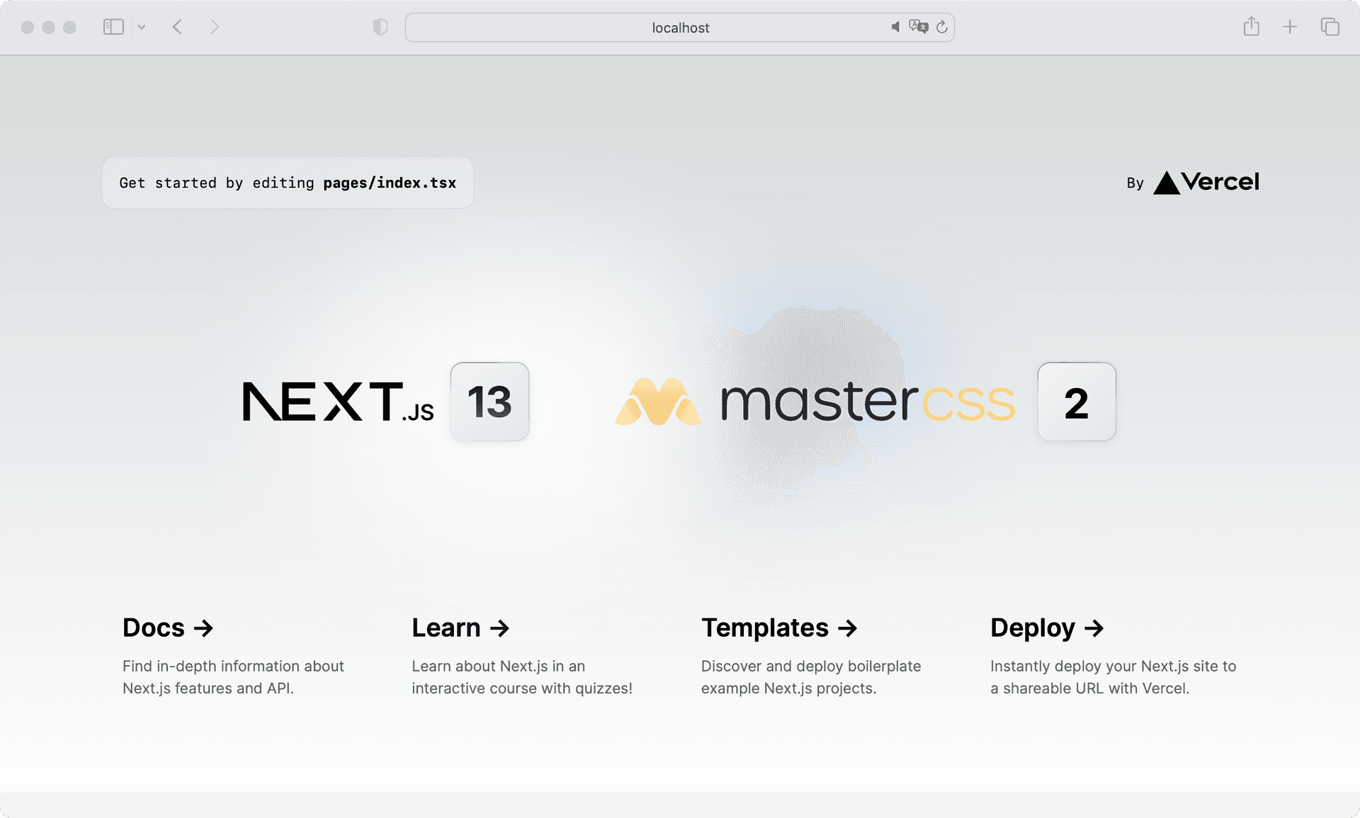 Next.js and Master CSS