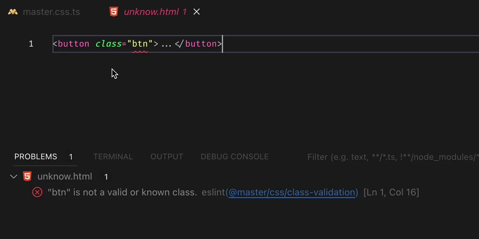 Disallow unknown classes